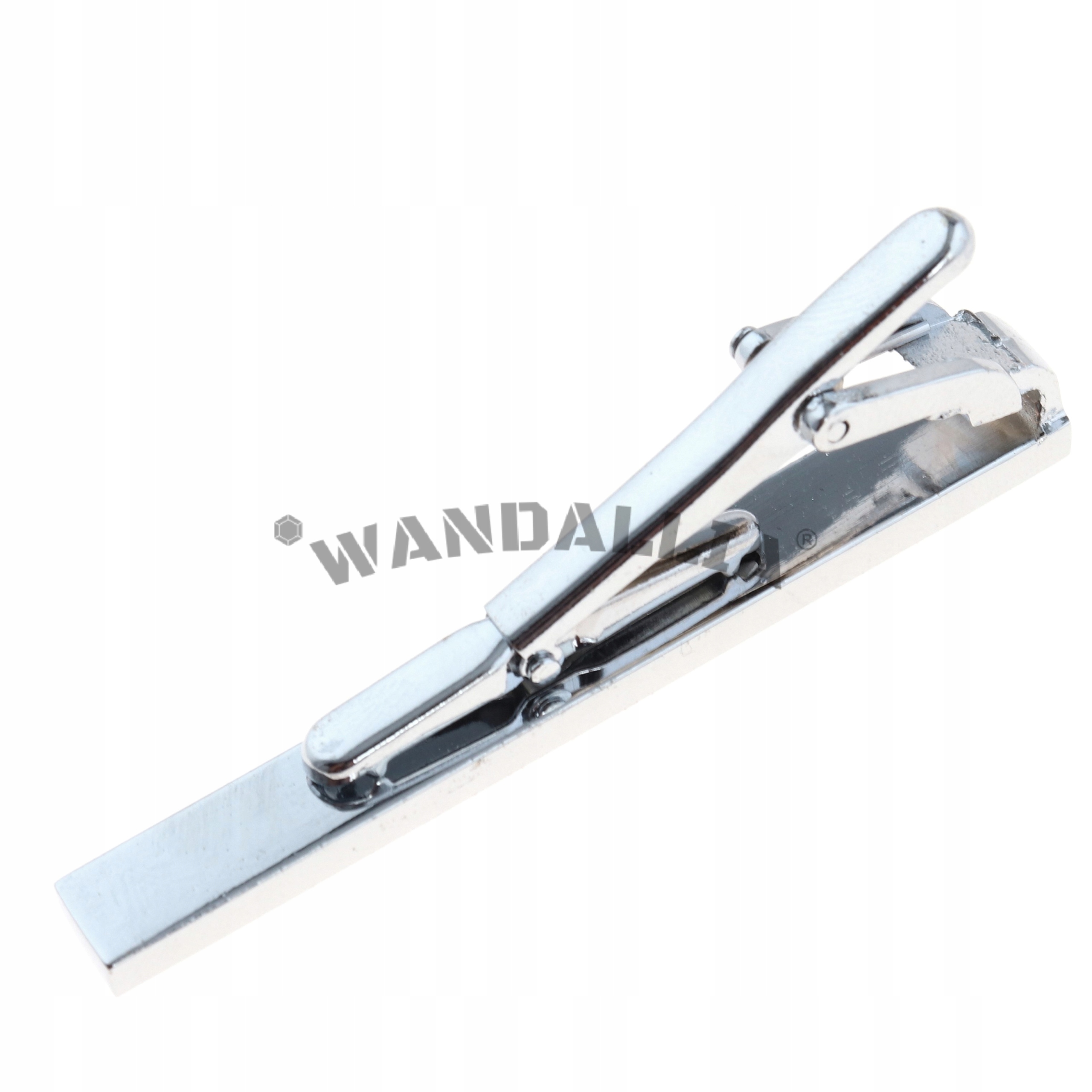 WANDALLIA Spinka do Krawata SP-KR-144 Klasyczna Srebrna dł.6cm Kod producenta SP-KR-144