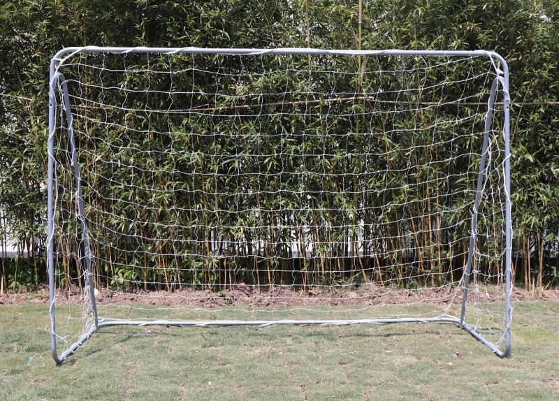 Duża Metalowa bramka do piłki nożnej 213 x 150 x 90 cm Elementy zestawu bramka