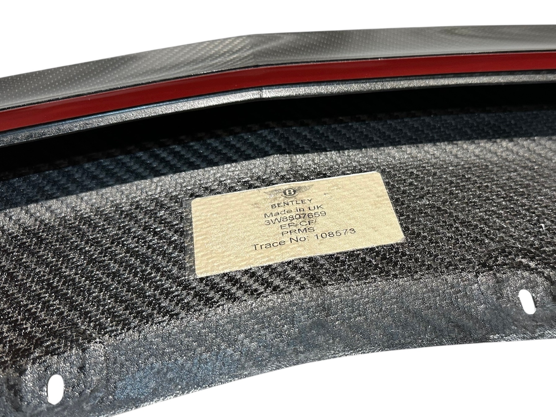 BENTLEY CONTINENTAL GT CARBON spoiler accessori Paraurti 3W8807659