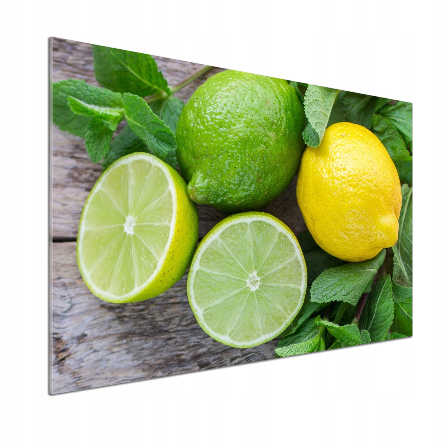 Panel do kuchyně Limetka a citron 100 x 70 cm Lepidlo