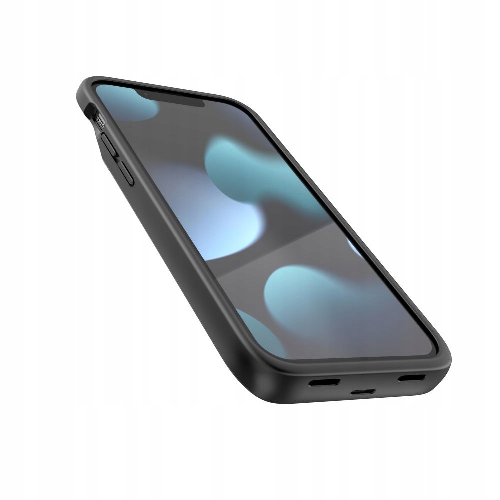 Pouzdro na iPhone 12 mini 13 mini s powerbankou 4700 mAh PowerCase černé