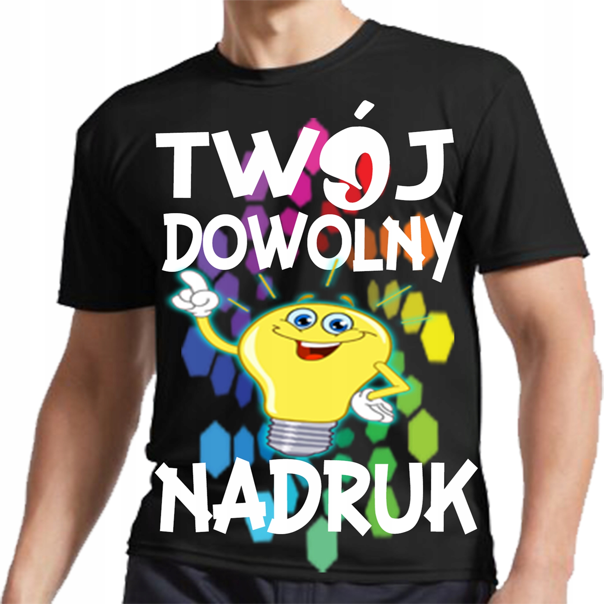 KOSZULKA Z WŁASNYM NADRUKIEM FULLCOLOR 190 GRAFIKA