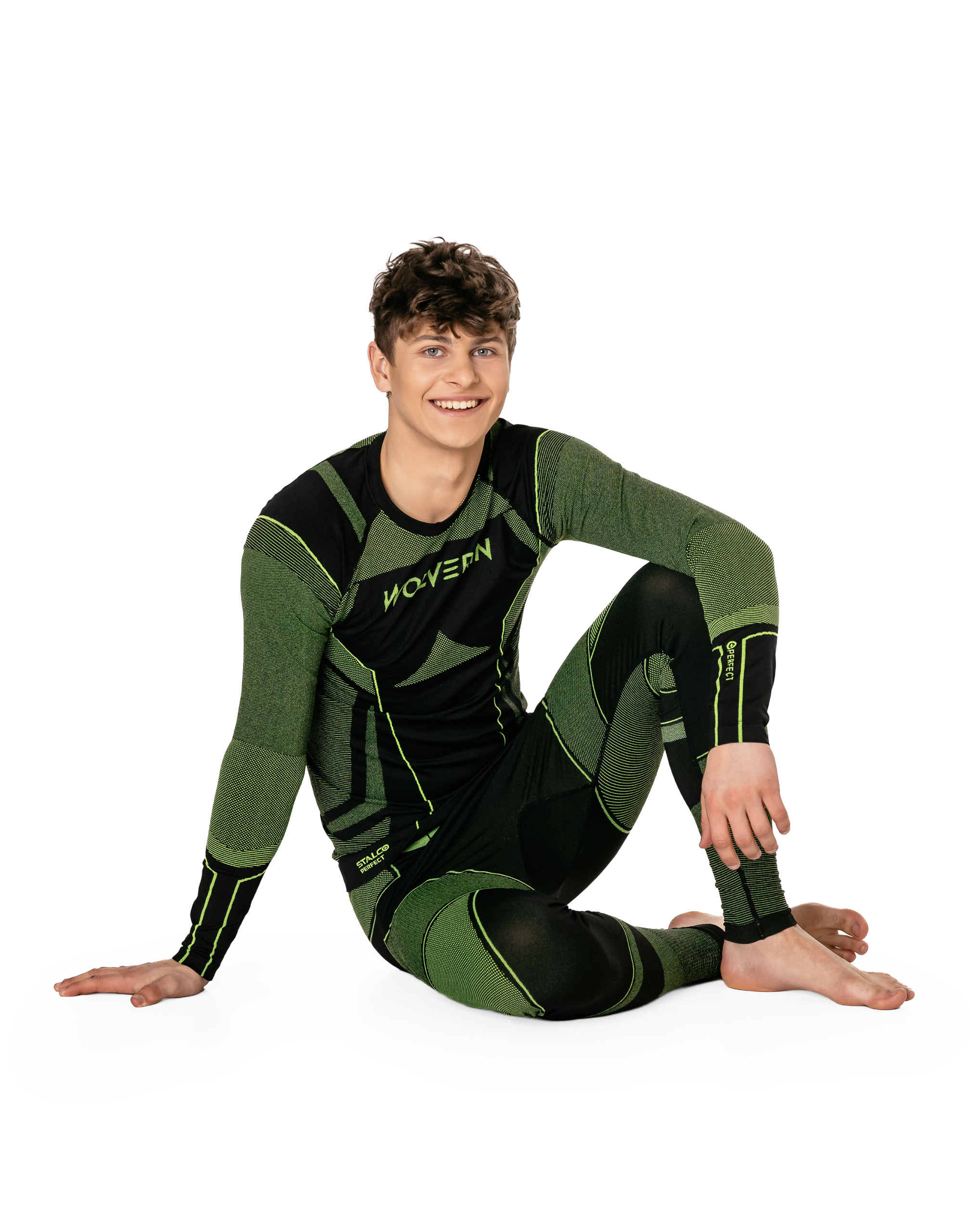 Bielizna Sportowa Termoaktywna Termiczna Męska Koszulka Getry Wolverin S/m