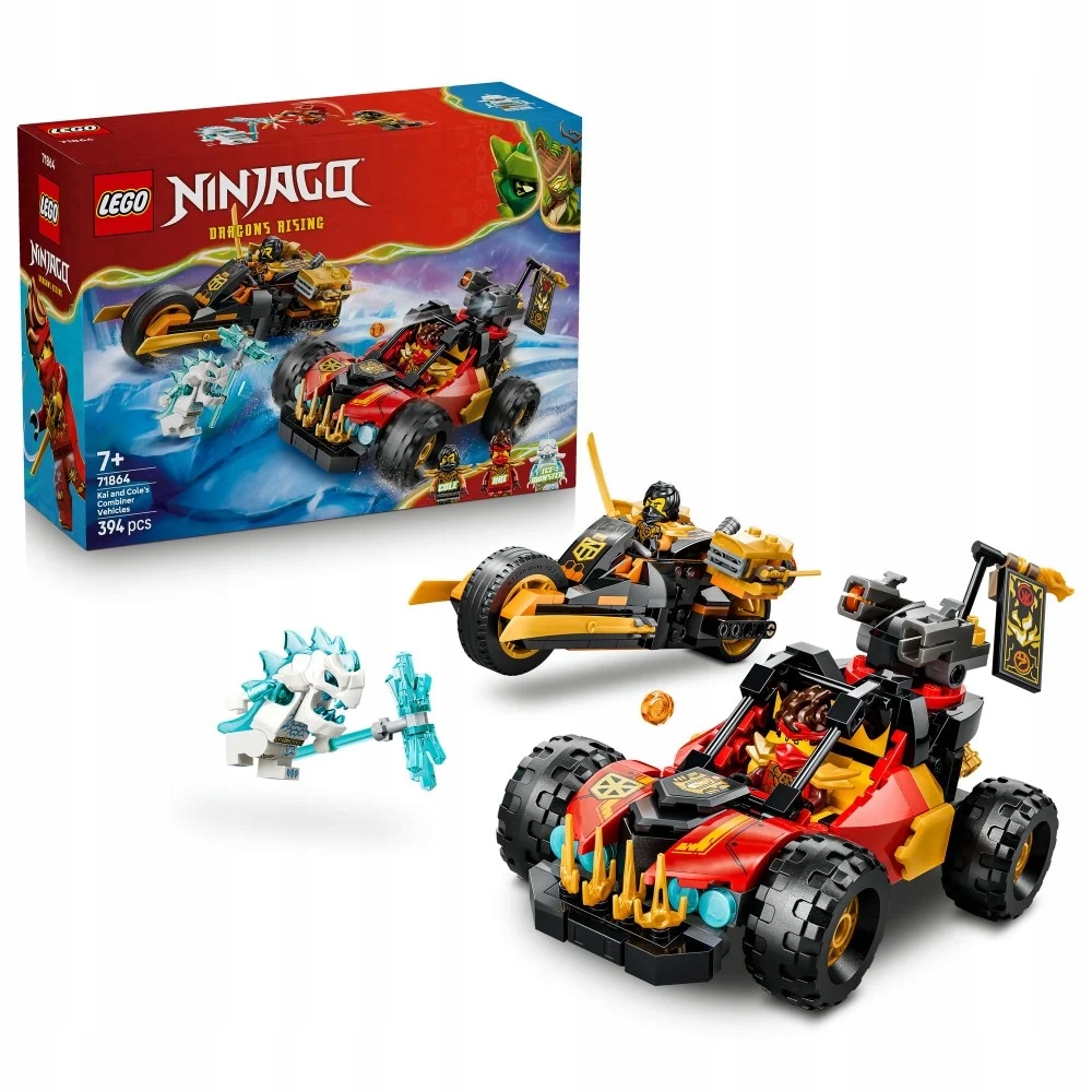 Lego 71864 Ninjago Multifunkční vozidla Kaie a Colea