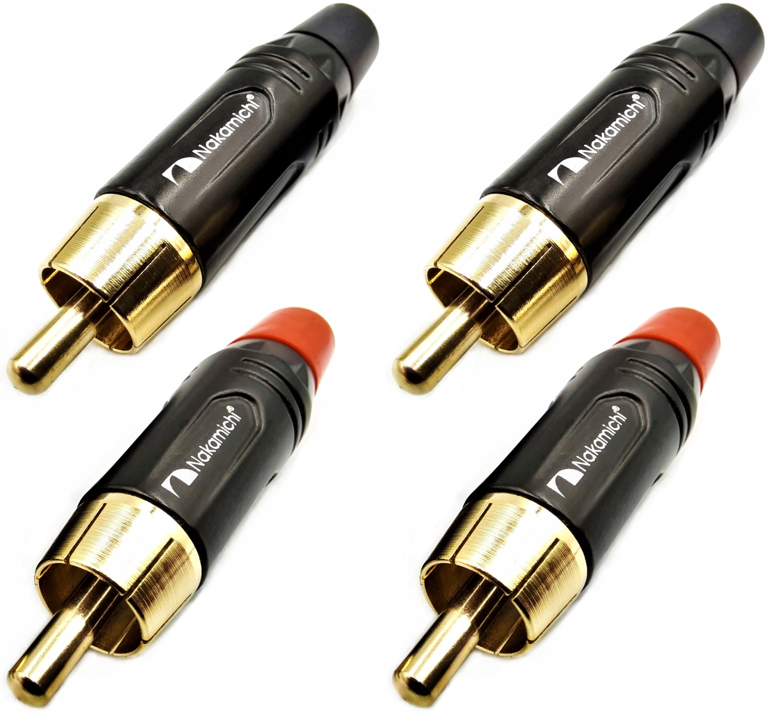 

Wtyki Rca Cinch Nakamichi Miedziany Pin Ofc 4szt