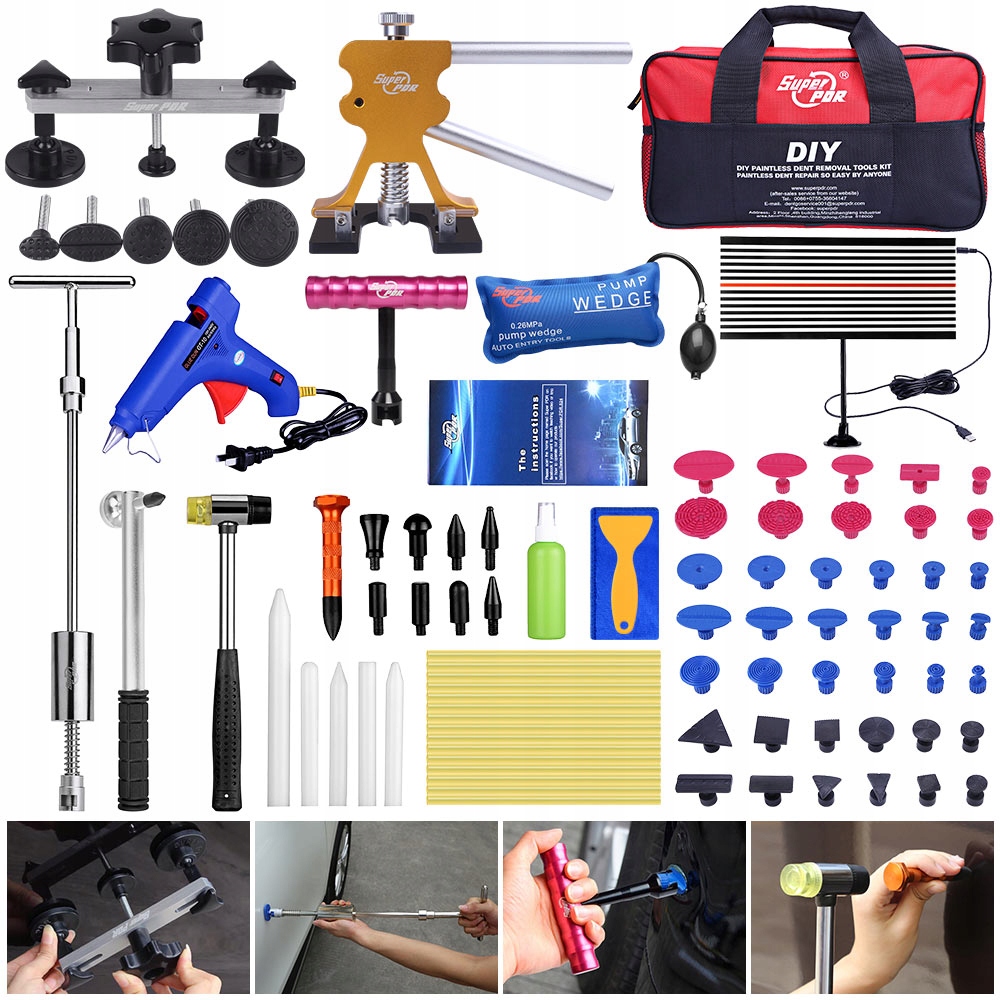 

Narzędzia Pdr Zestaw Usuwania Wyciągania Wgnieceń