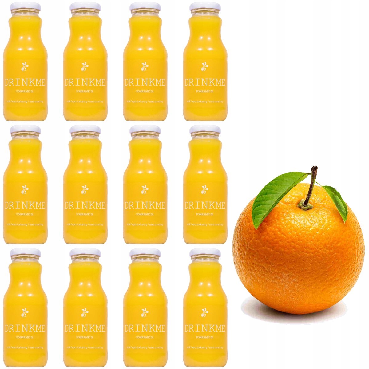 Levně Sok pomeranč Drinkme pomerančový džus 100% 250 ml