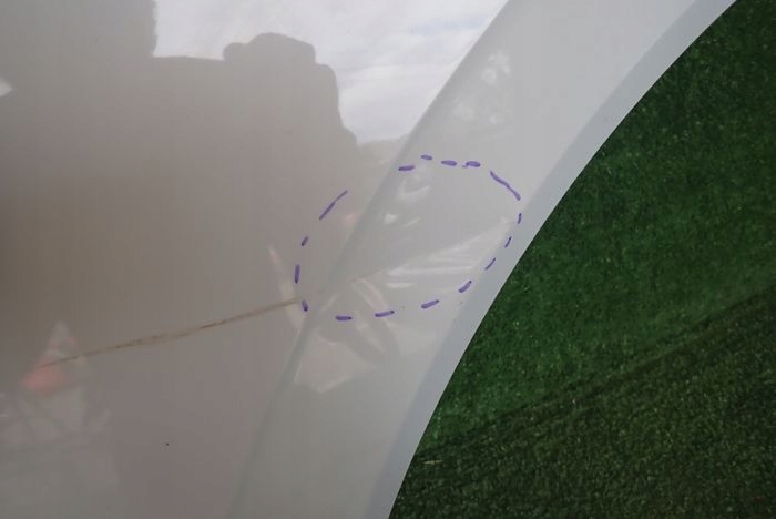 AUDI Q2 81A door left rear. rear part