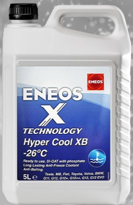 Eneos X Hyper Cool Xb -26 Hotová Chladicí Kapalina 5 L Modrá G11 Mazda