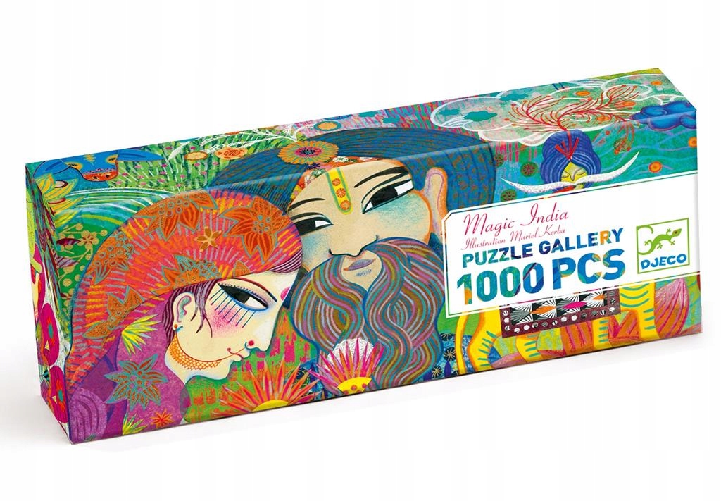 

Magiczne Indie puzzle 1000 el. Djeco 9+