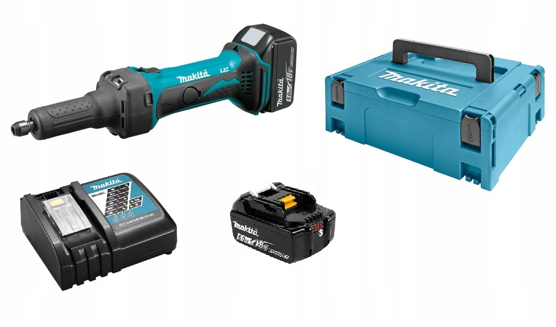 Makita DGD800RTJ Přímá Bruska 18V 2x5Ah