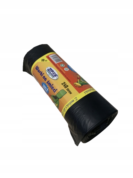 Levně 4X Zpts Kowalczyk Pytle na odpadky černé 240L 10 Kusů