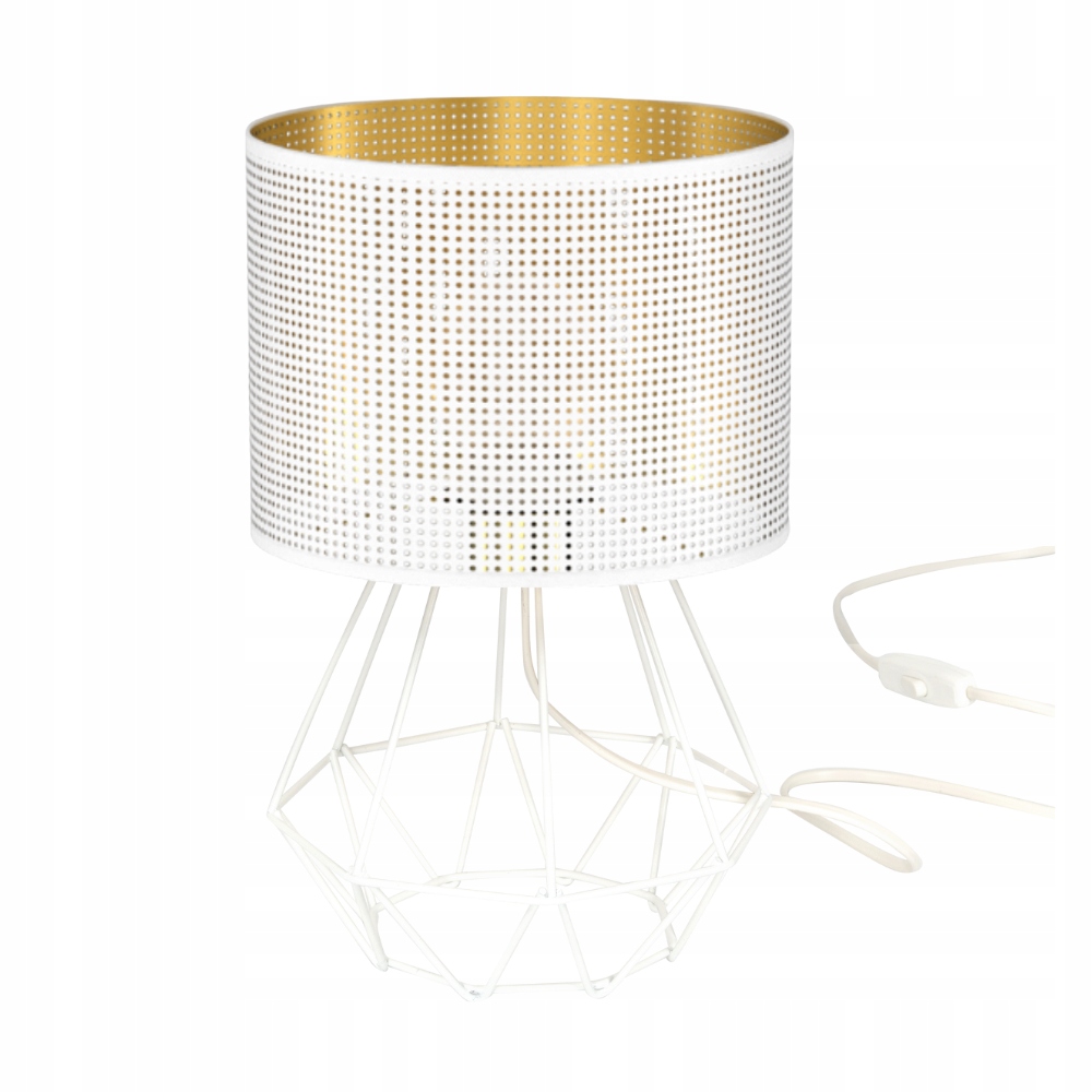 Noční Lampa Stolní Ažurová Stínidlo S Dírkami