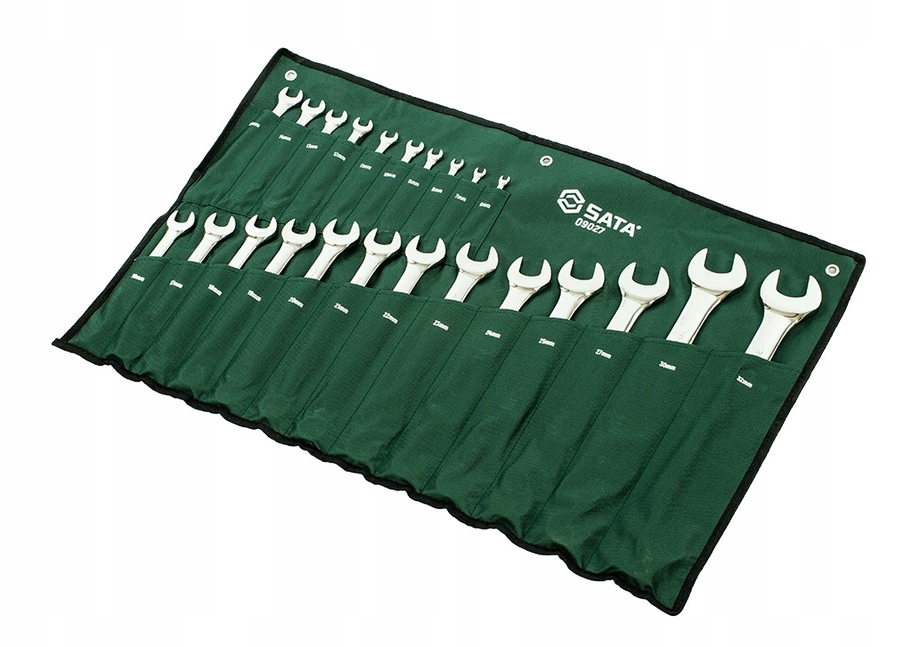 

Sata 09027 Klucze płasko-oczkowe 23 sztuki