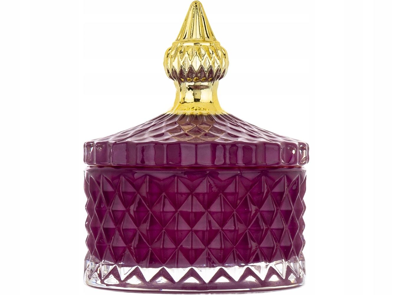 SZKLANY Pojemnik 11 x 8,5 cm NA WACIKI PŁATKI KOSMETYCZNE - Bordowy Kod producenta 156332