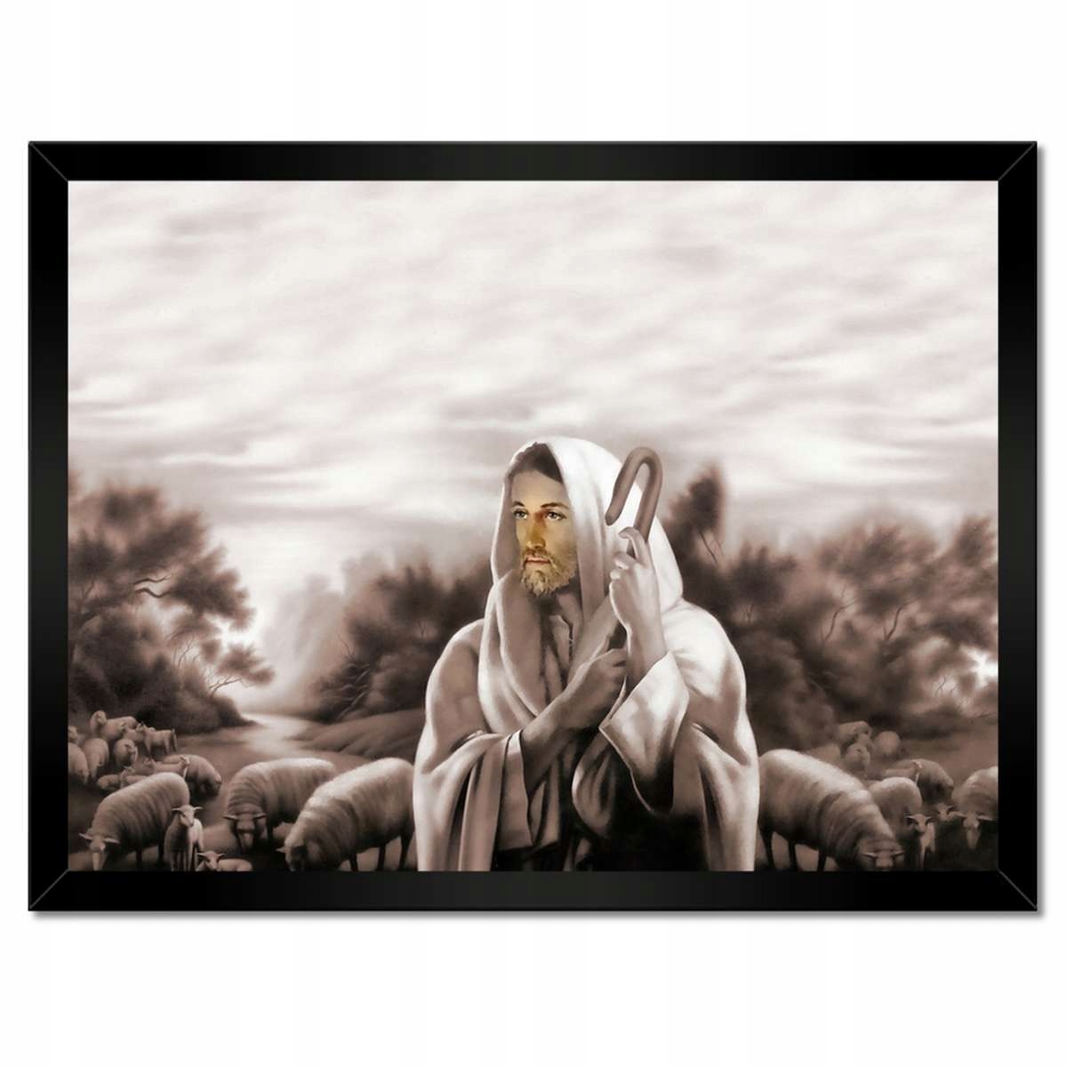 Plakáty v rámu 40x30 Ježíš Kristus Pastýřem