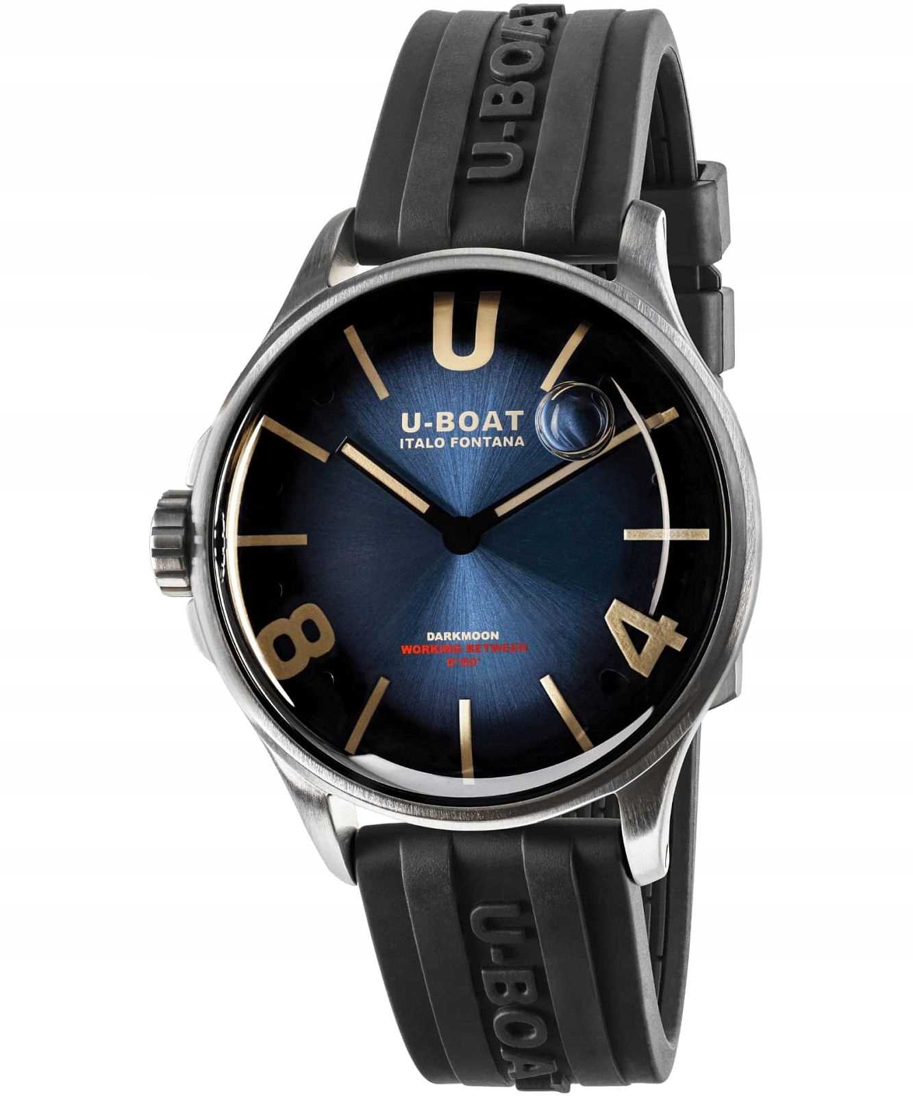 Pánské hodinky U-boat Darkmoon Blue Soleil Ss