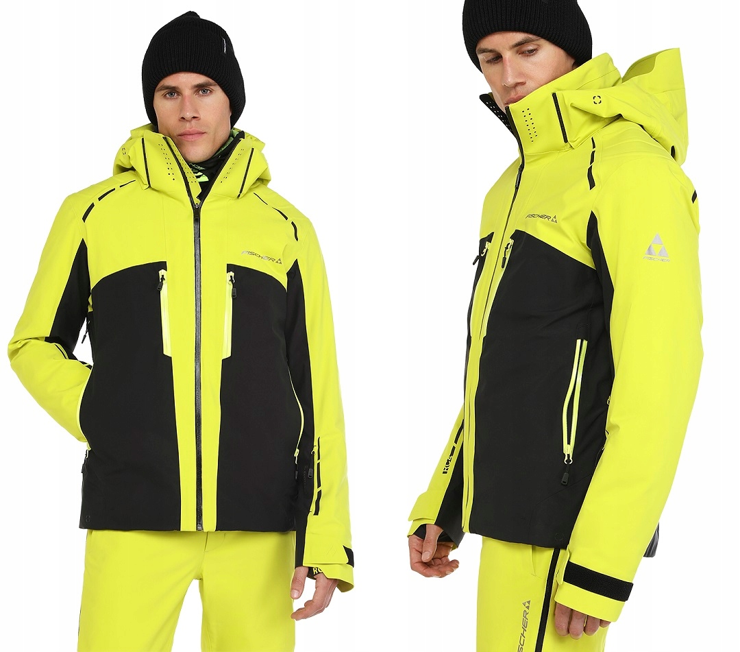 Kurtka narciarska męska Fischer RC4 Jacket 2026 membrana 20.000 yellow M