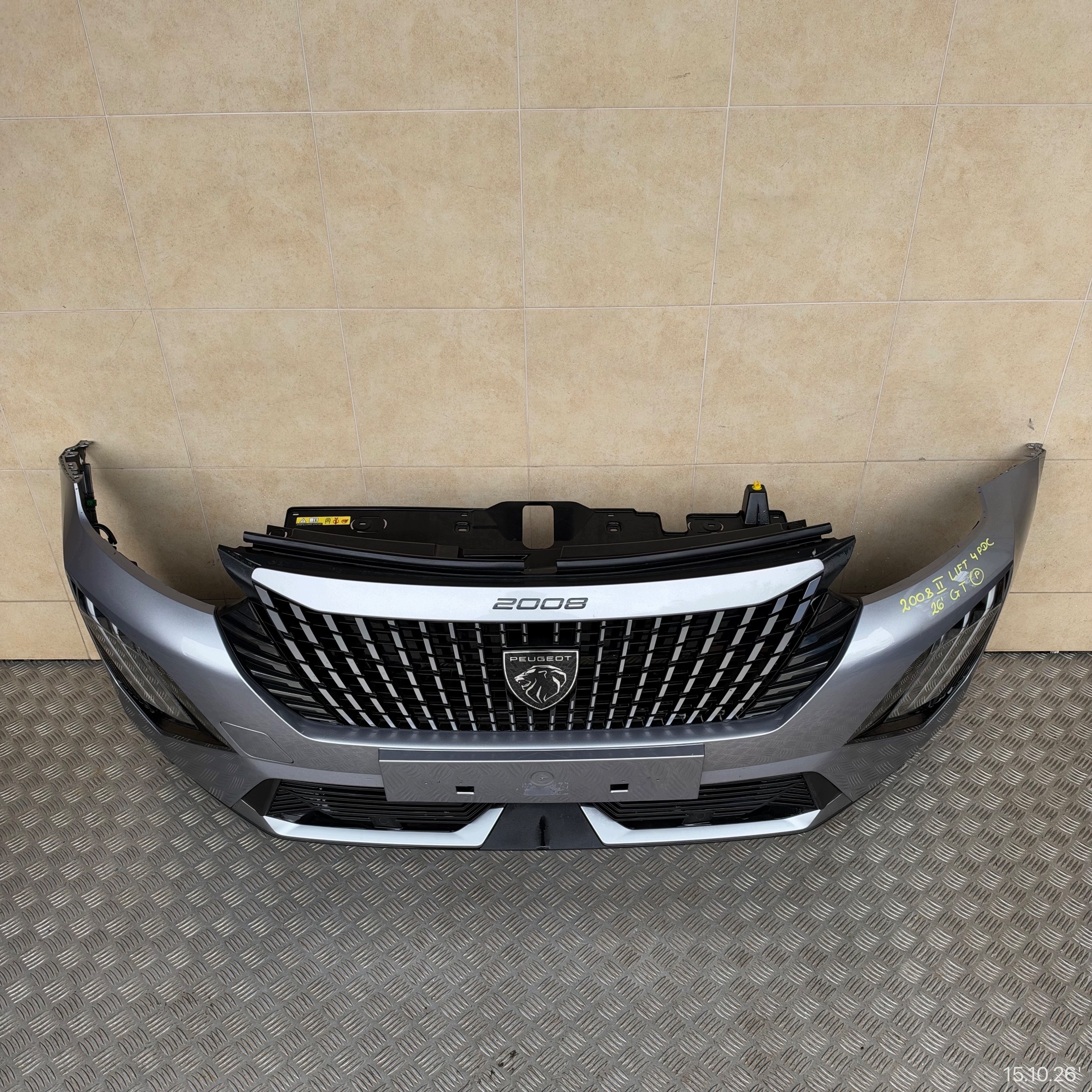 front bumper complete PEUGEOT 2008 II LIFT 2026 year GT 4 PDC