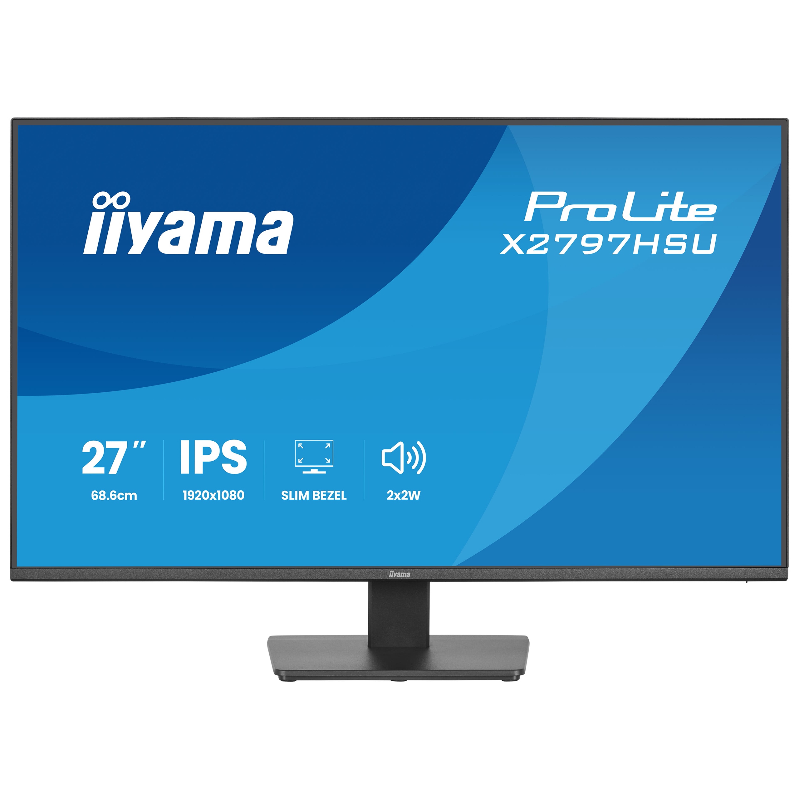 Monitor 27" iiyama ProLite X2797HSU-B1 Fhd Ips Led 120Hz Hdmi Dp Usb-c Vesa