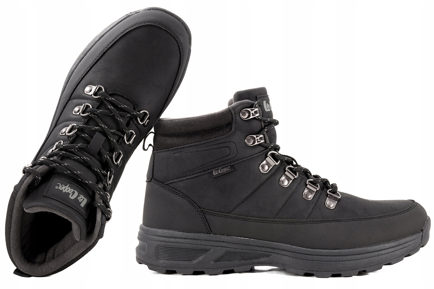 Lee Cooper LCJ-24-03-3034 Zimní Trekingové Boty Zateplené Černá 44