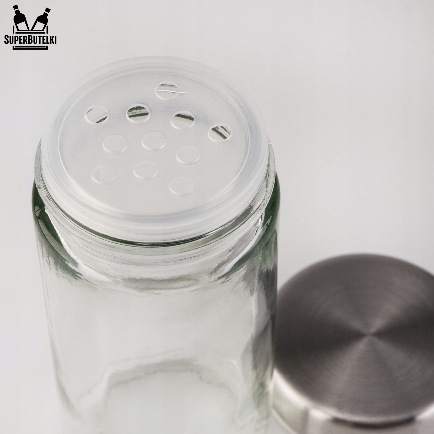 STOJAK OBROTOWY na PRZYPRAWY organizer przyprawnik 20x SŁOIKI 75x NAKLEJKI Głębokość mebla 19 cm