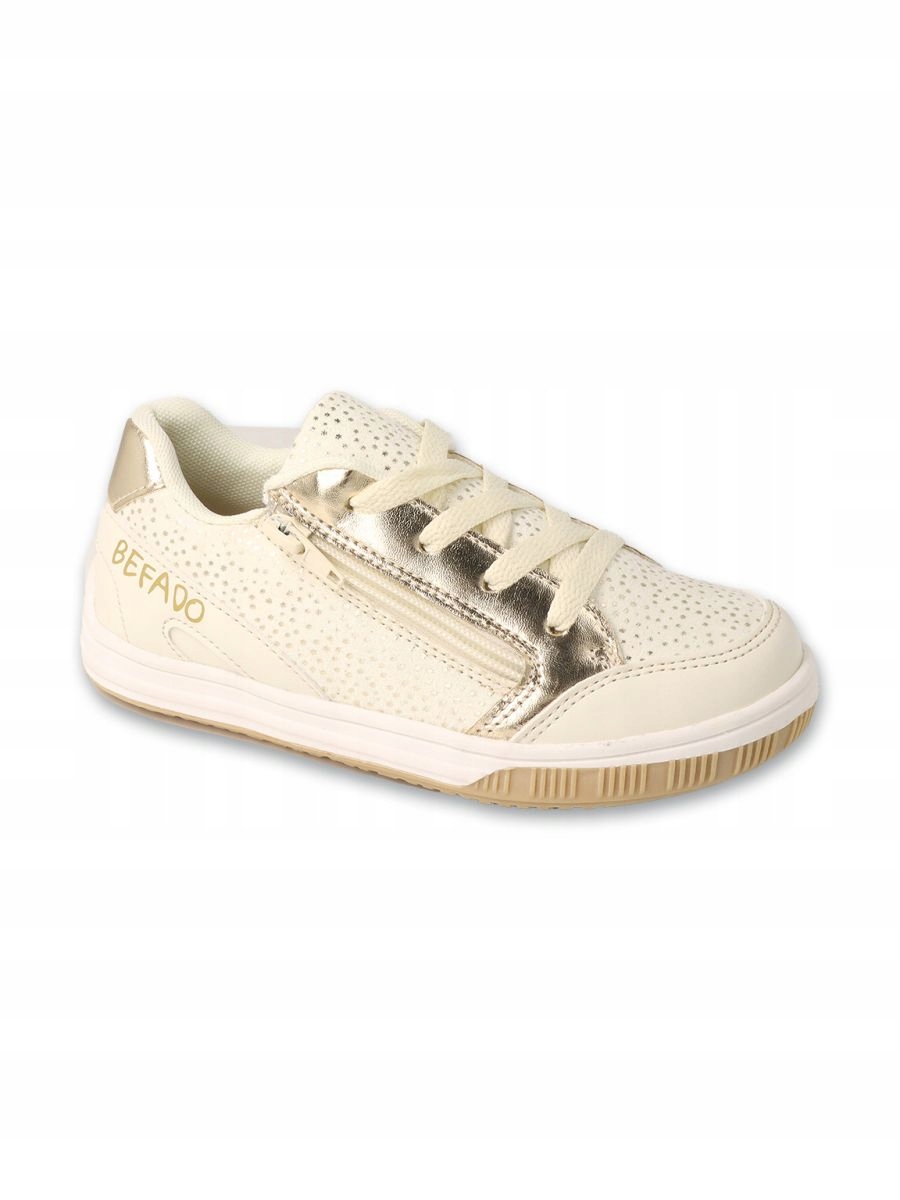 Dziewczęce sneakersy beżowe Befado, r. 31