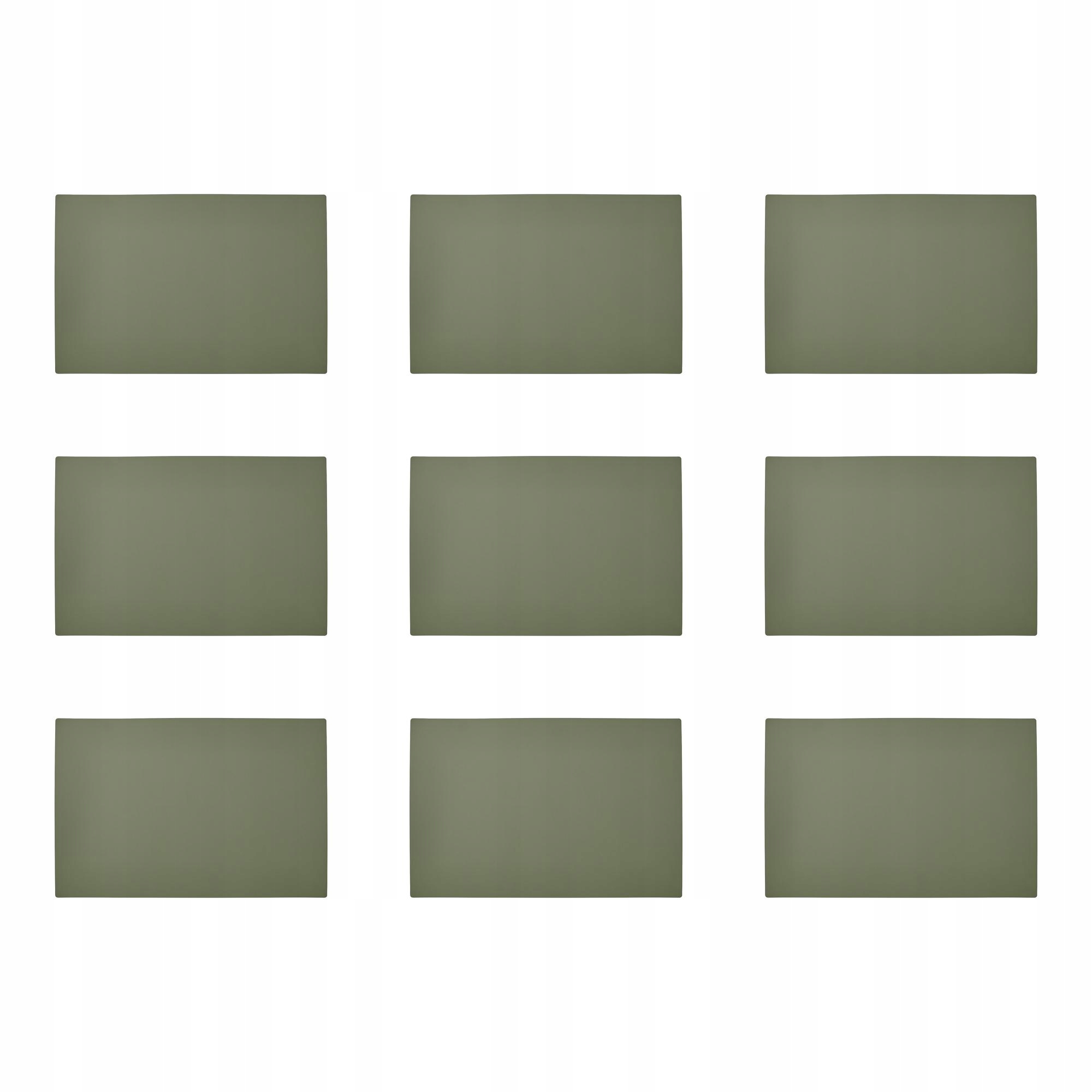 9 ks Podložka pod misku šedozelená 33x50 cm Utsadd