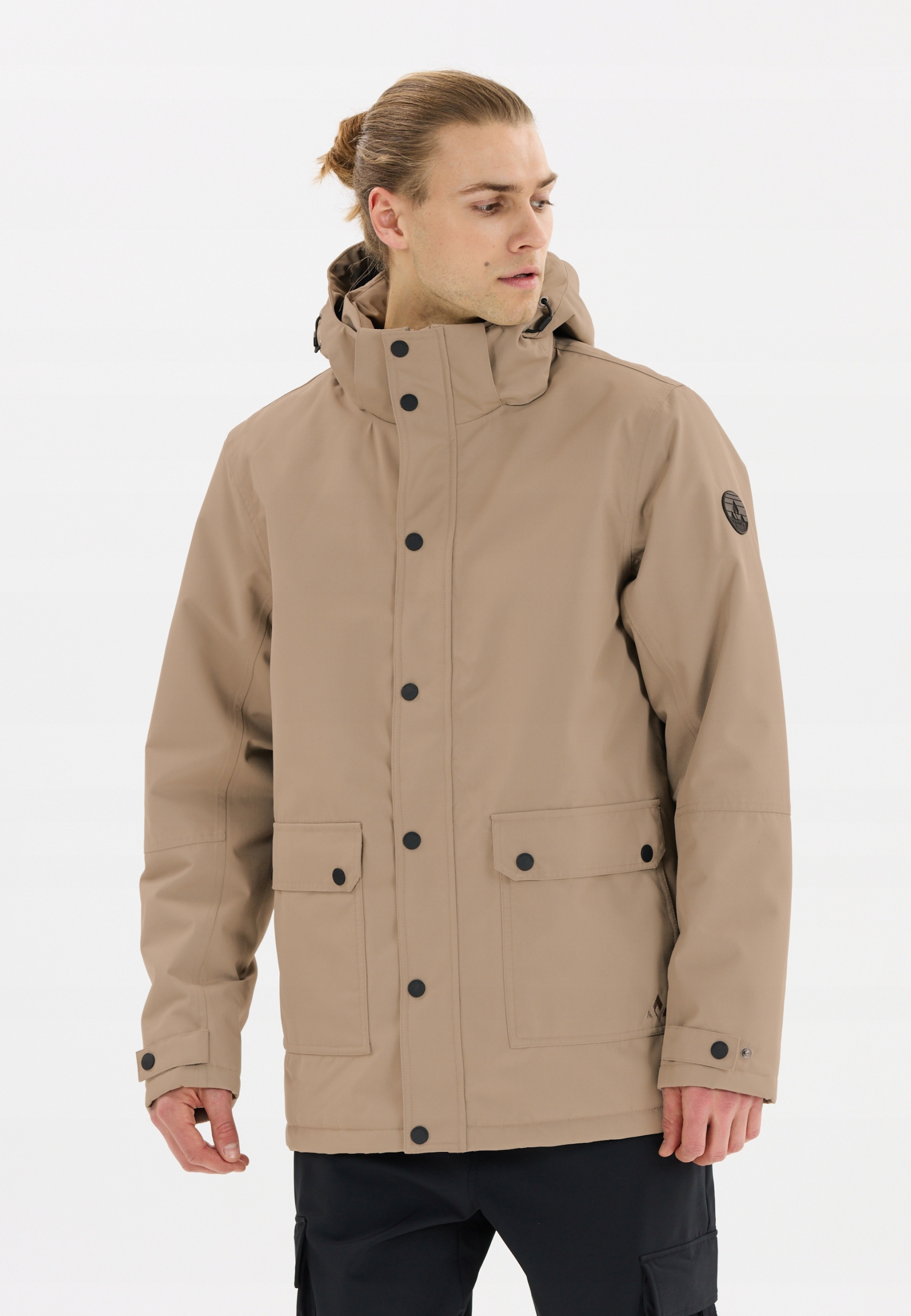 Pánská parka bunda s tepelnou membránou Whistler Steven W-pro 10000 Béžová L