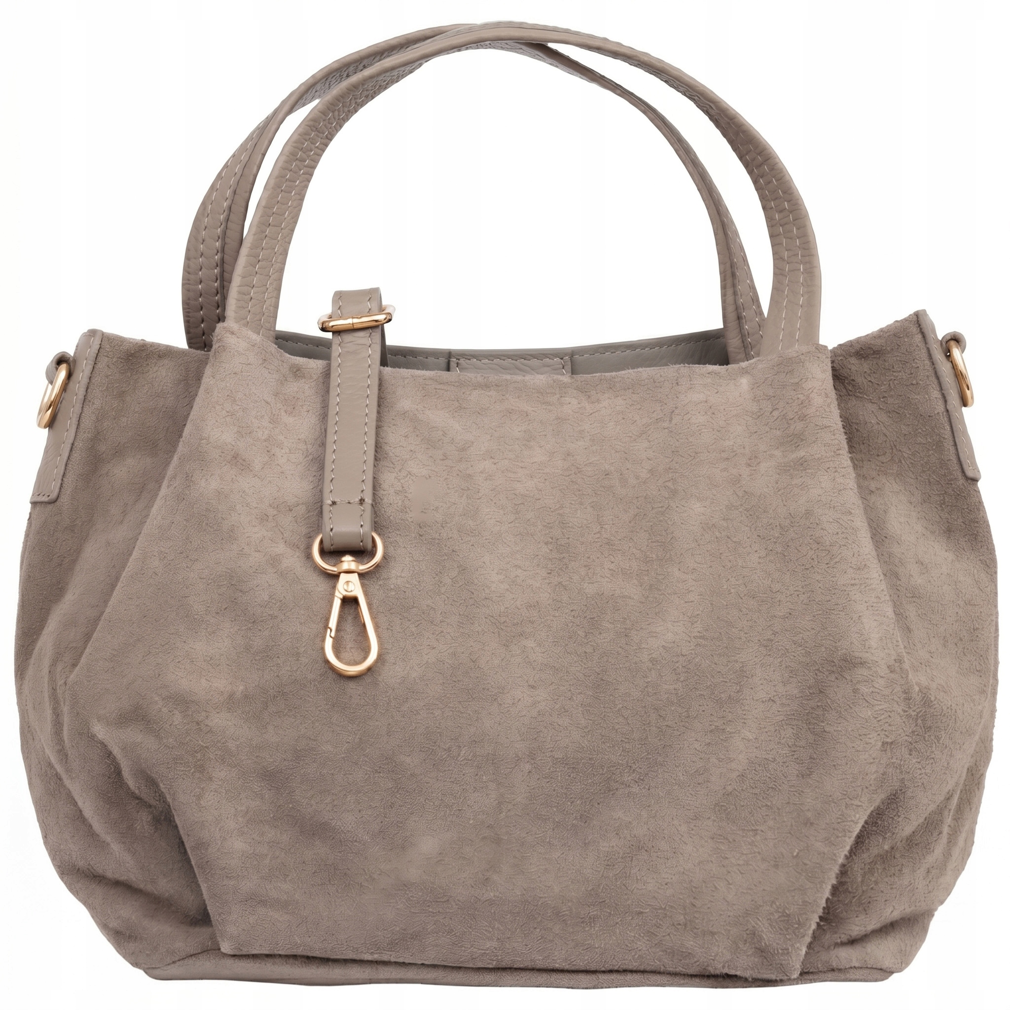 Dámská kabelka přes rameno Semišová Vera Pelle Bolsa Taupe