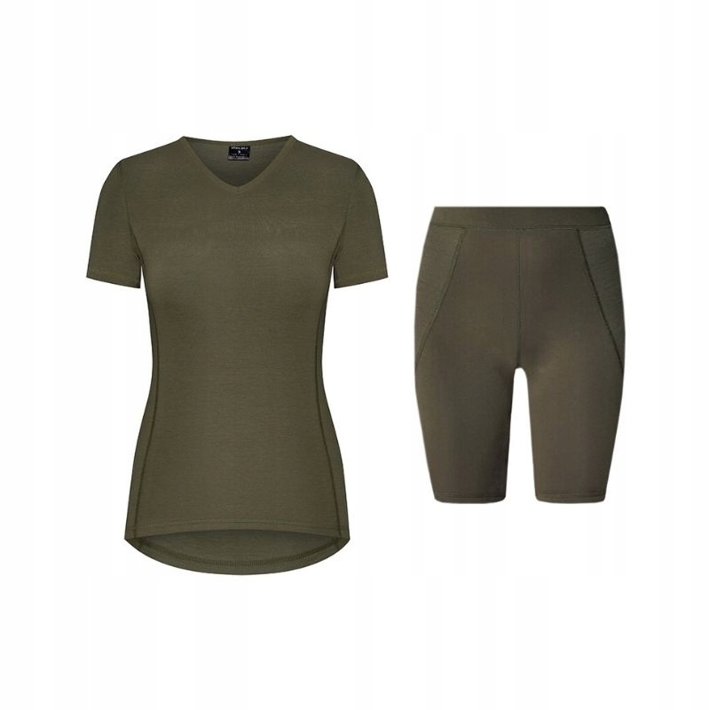 Dámský komplet Bambus Merino Wool khaki vel. XXL