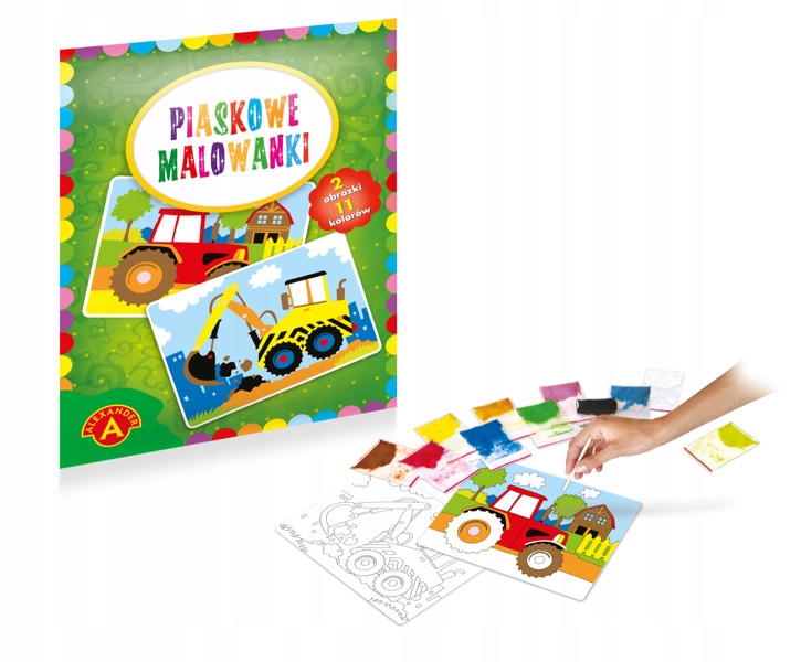 PIASKOWE MALOWANKI - Koparka i traktor Wydawnictwo Alexander