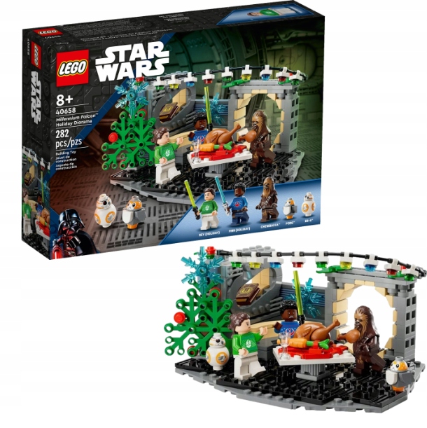 Lego Star Wars Vánoční Diorama Sokol Milenium 40658 Vánoční Sada