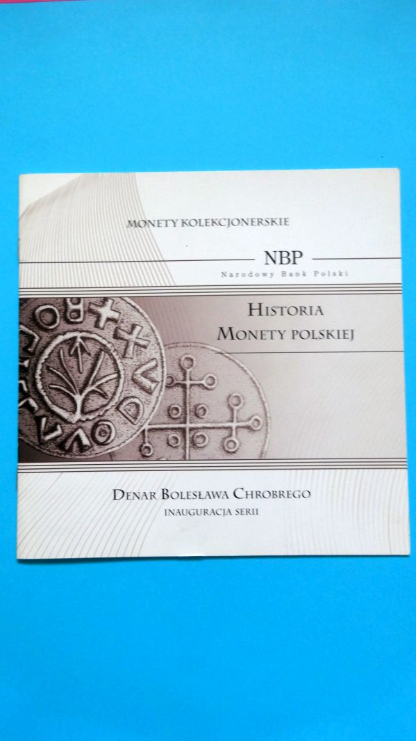 Folder wstępny 5 zł 2013,DENAR CHROBREGO,stan I