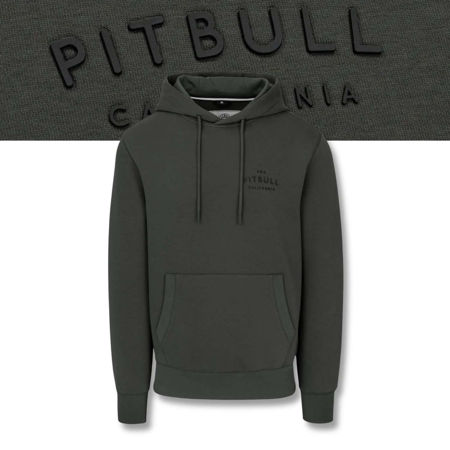 Pánská Mikina s kapucí Pitbull Mikina S Klokaní Kapsou Basic Sampson Pohodlná