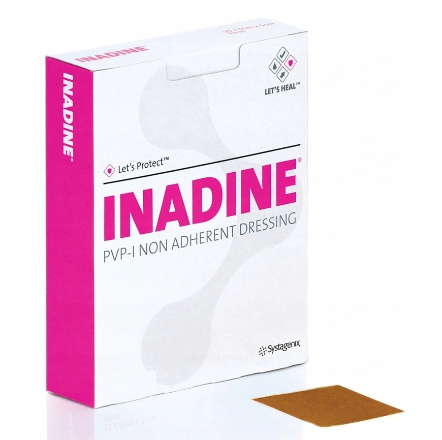 

Opatrunek Inadine 9,5 CM X 9,5 CM 1 Sztuka