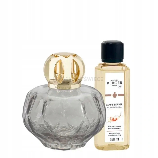 Maison Berger Lampa Katalityczna Zestaw Rosalie Szara i Szampan 250 ml
