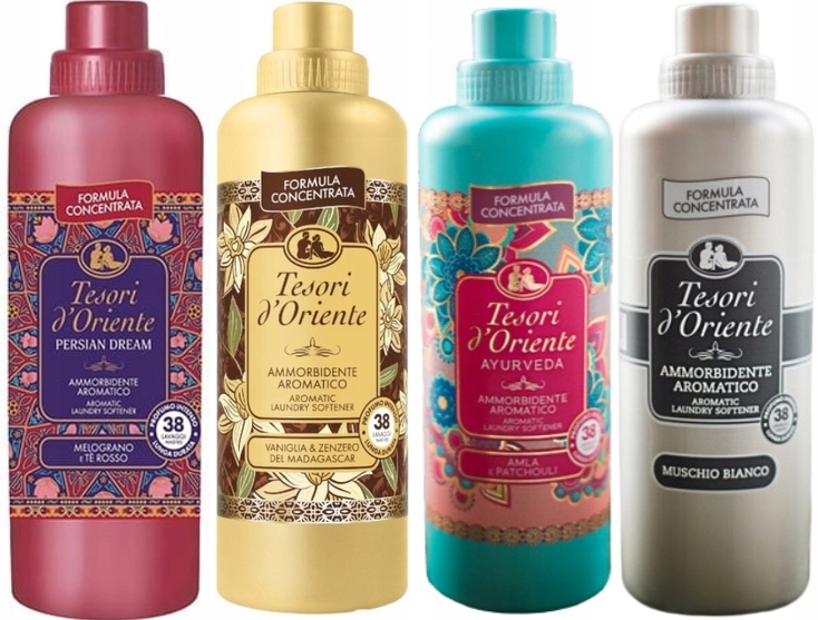 Levně Tesori d'Oriente Sada 4 krásných aviváží 760 ml Pvam