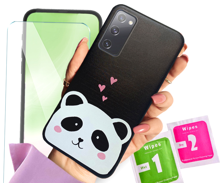 Etui silicone do Samsung S20 Fe soft case szkło-Zdjęcie-0