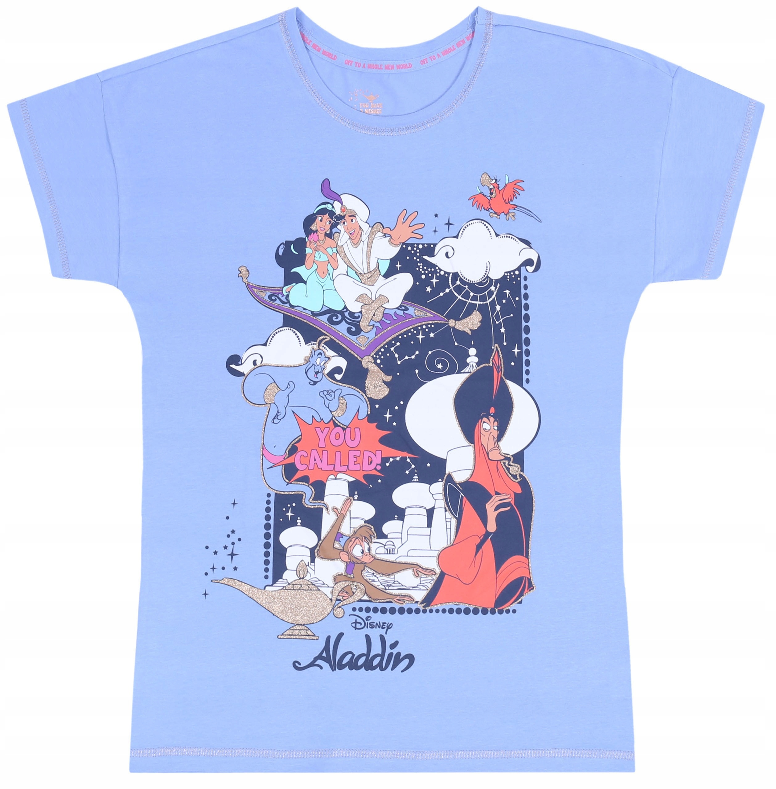 

Niebieska koszulka, t-shirt Aladyn Disney L