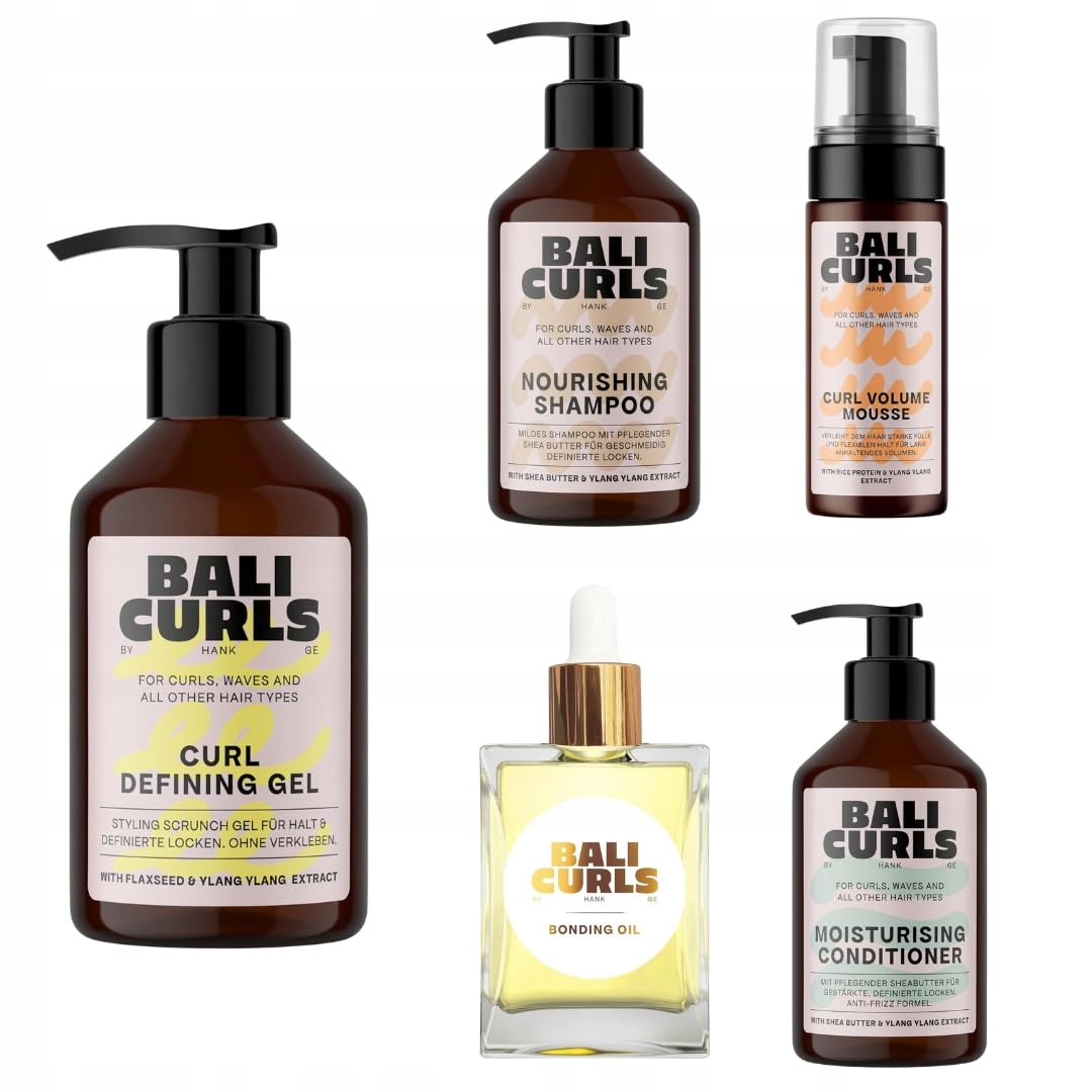 Bali Curls Żel Odżywka Szampon Olejek Pianka
