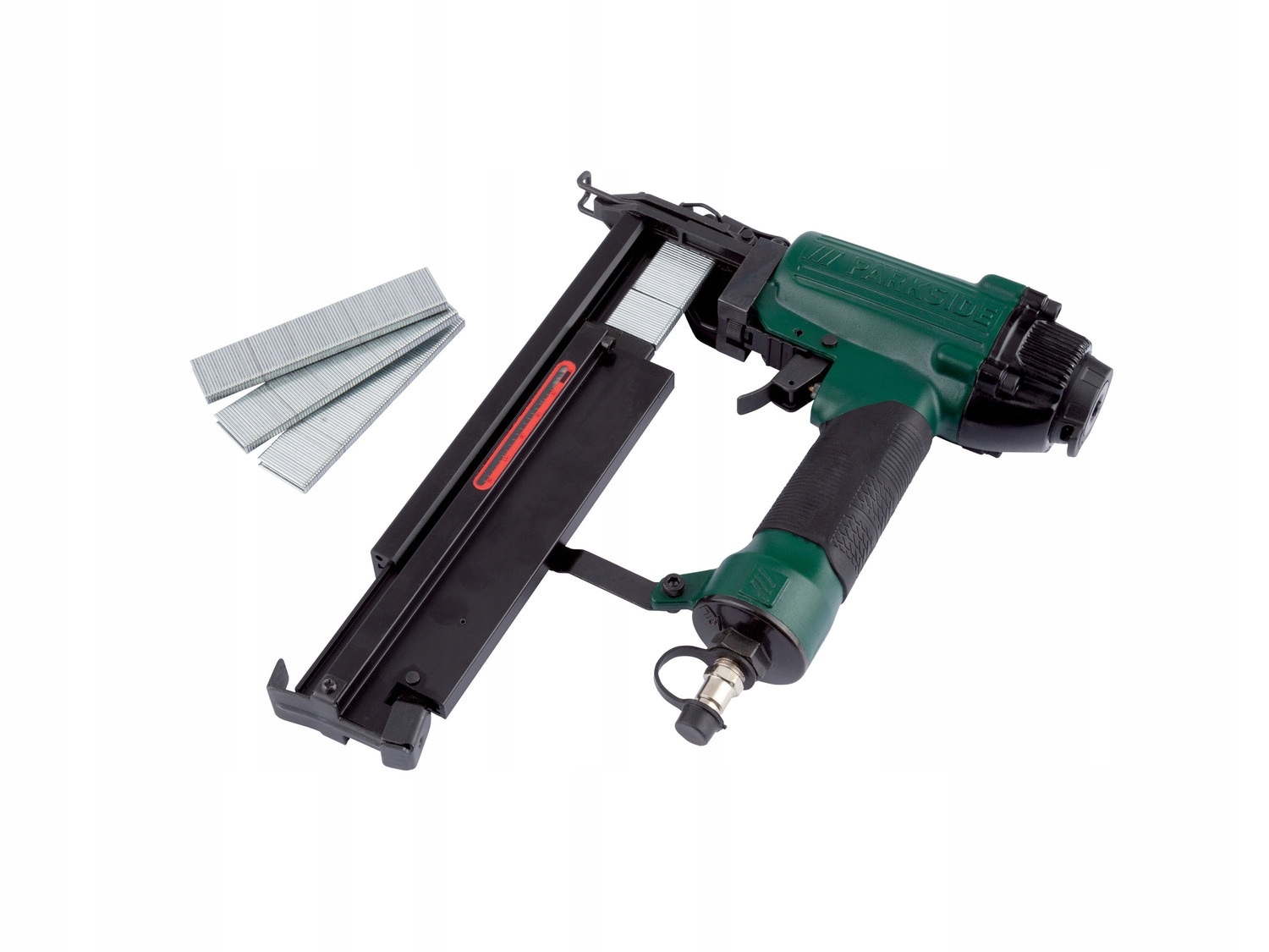 Gwoździarka pneumatyczna zszywacz Parkside 50 mm z regulacją głębokości