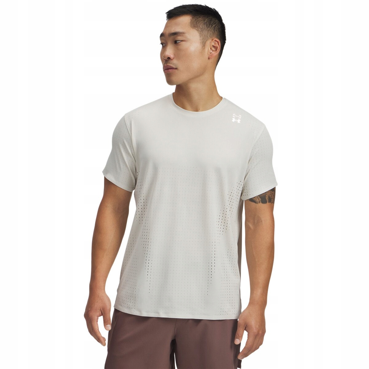 T-shirt treningowy męski koszulka Under Armour Halo Vent biały XXL