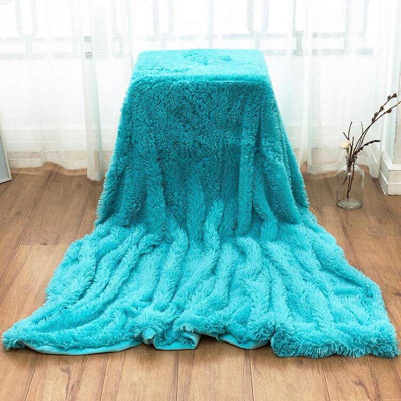 Koc Włochacz Futrzak Pled 160 x 200 cm Narzuta Pluszowa Marka inna