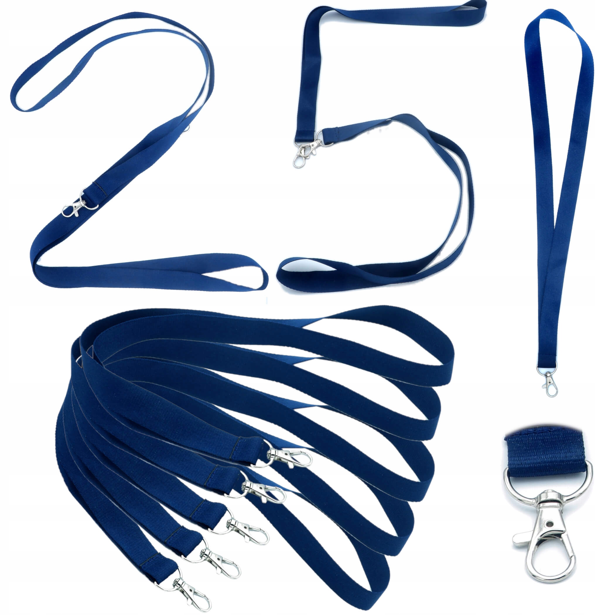 

Smycz do identyfikatora 90cm karabińczyk 25sztuk