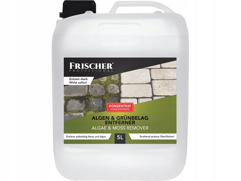 Płyn do usuwania mchu i zielonych nalotów Frischer Professional 5 l