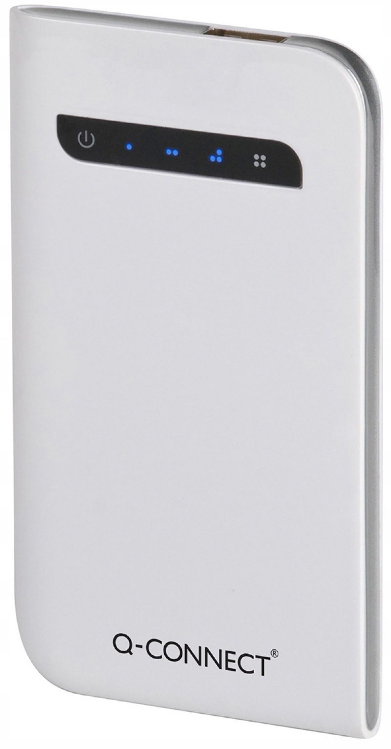 Powerbank ładowarka przenośna 3 000 mAh srebrna
