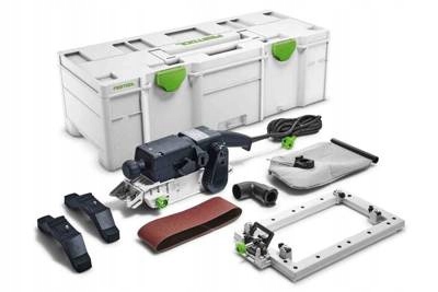 Festool Szlifierka taśmowa Bs 75 E-Set 576296 zestaw z ramką prowadzącą