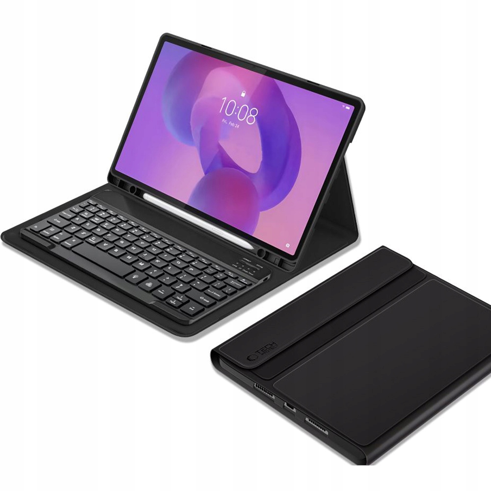 Etui z klapką Tech-Protect do Lenovo Idea Tab Plus 12.1, case z klawiaturą