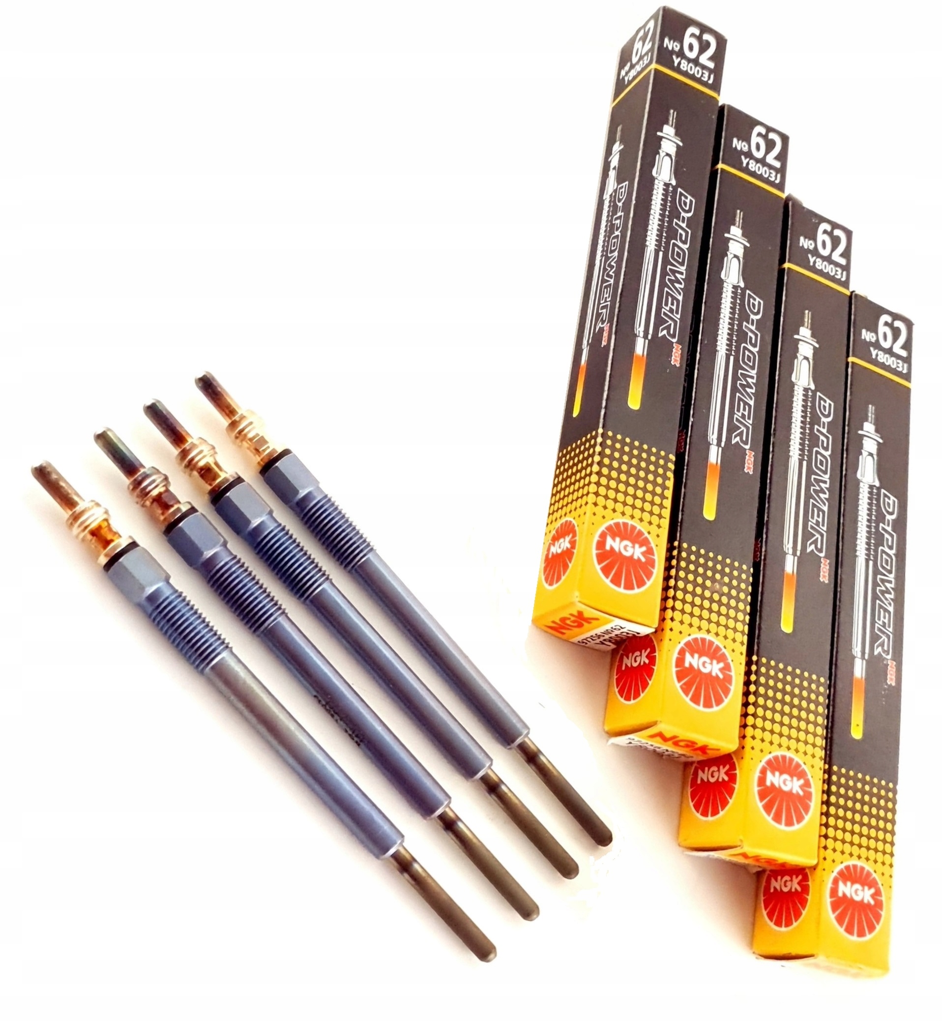 

4X Świeca Żarowa Ngk D-power 62 97256 1.3CDTI Jtd